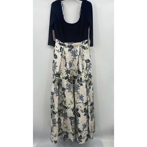 BHLDN Gianni Size 12  Floral Embroidered Gown Dress - Picture 2 of 9